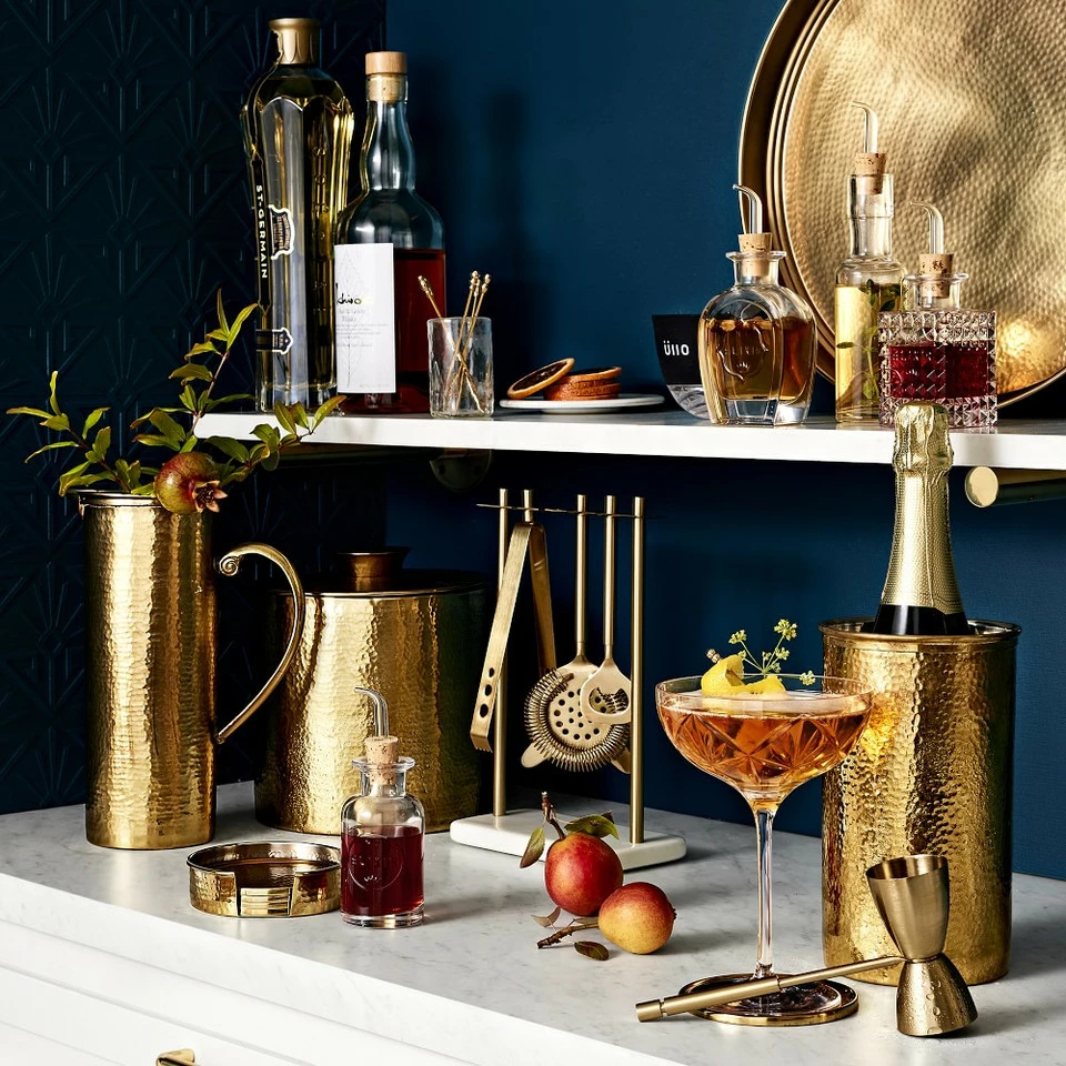 Antique Brass Cocktail Picks, Set of 6 - Image 4