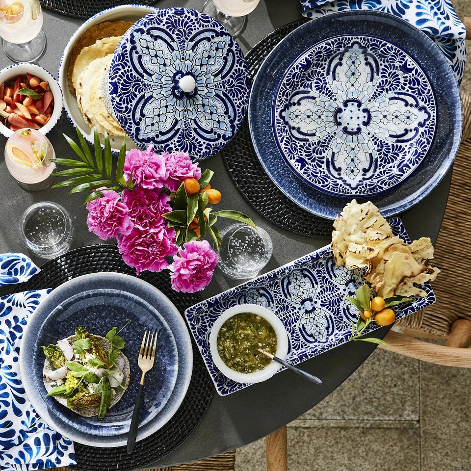 Azulete Salad Plates, Set of 4 - Image 9