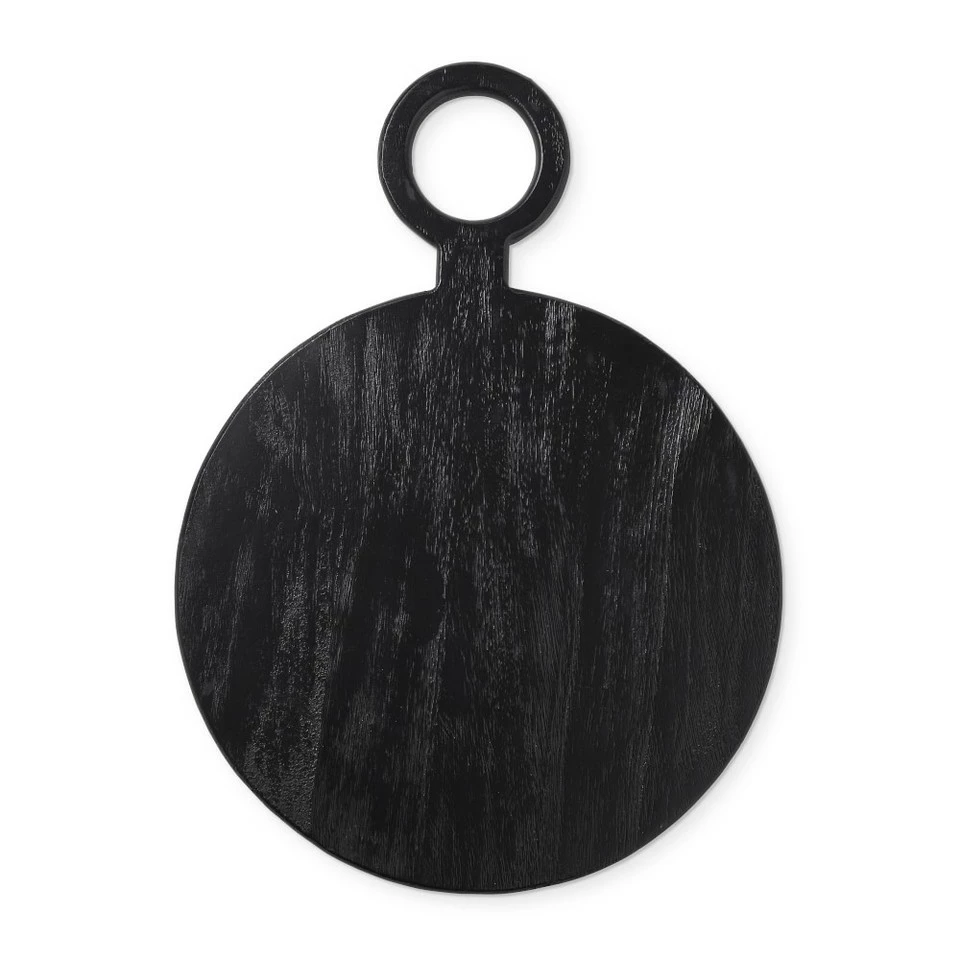 Black Wood Round Cheese Boards - Image 6