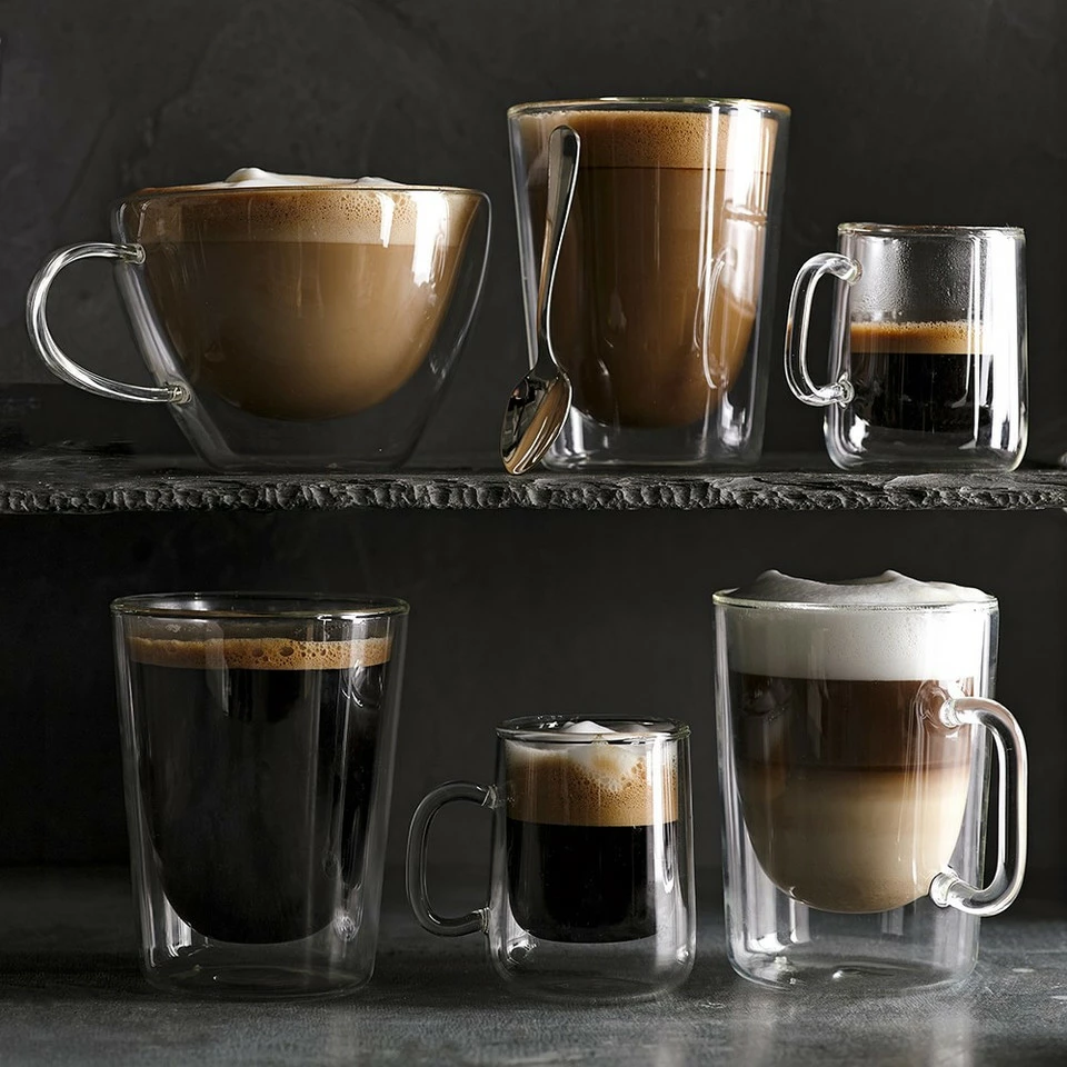 Double-Wall Glass Latte Mug - Image 6