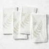 Embroidered Flora Napkins, Set of 4