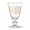 Gold Floral Goblet