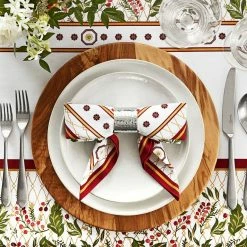 Hammered Napkin Rings, Set of 4