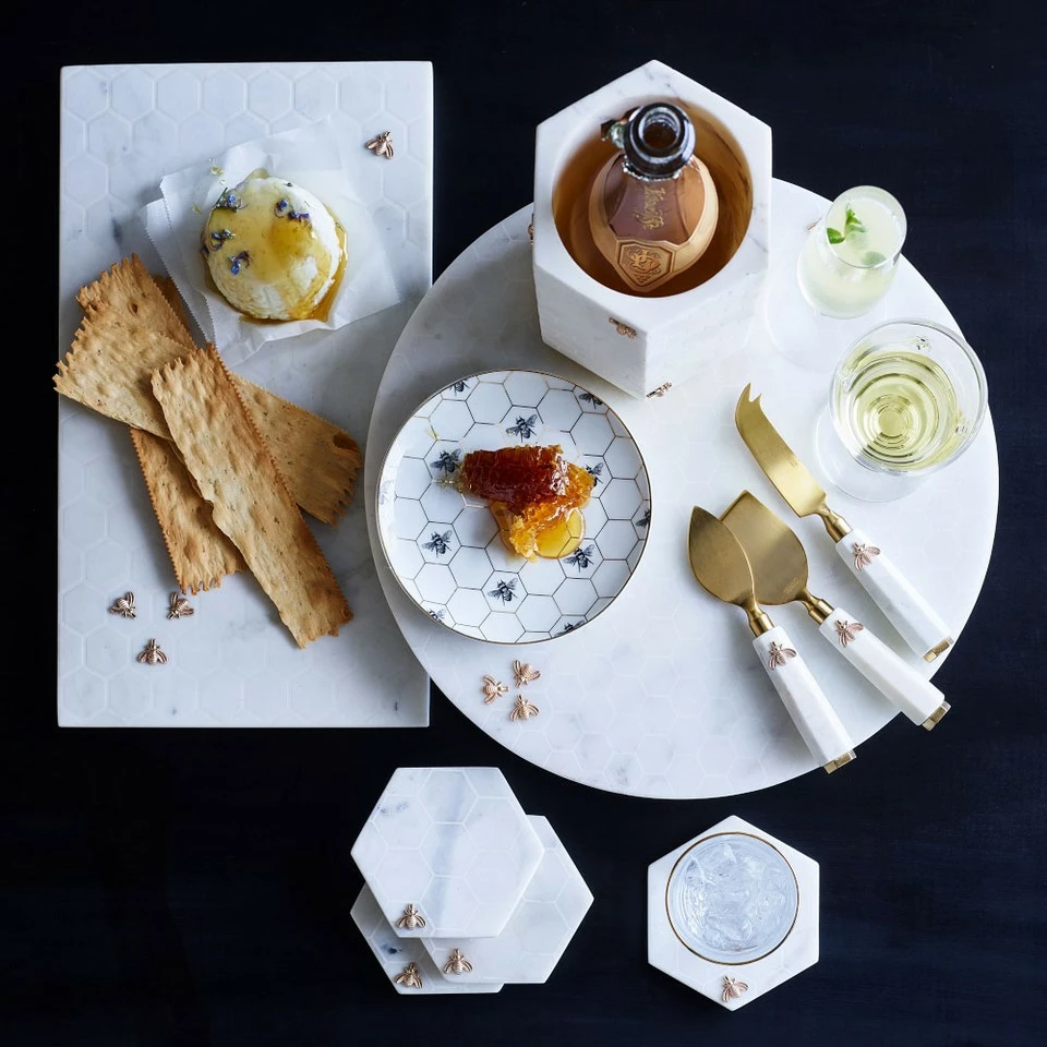 Honeycomb Coasters, Set of 4 - Image 3