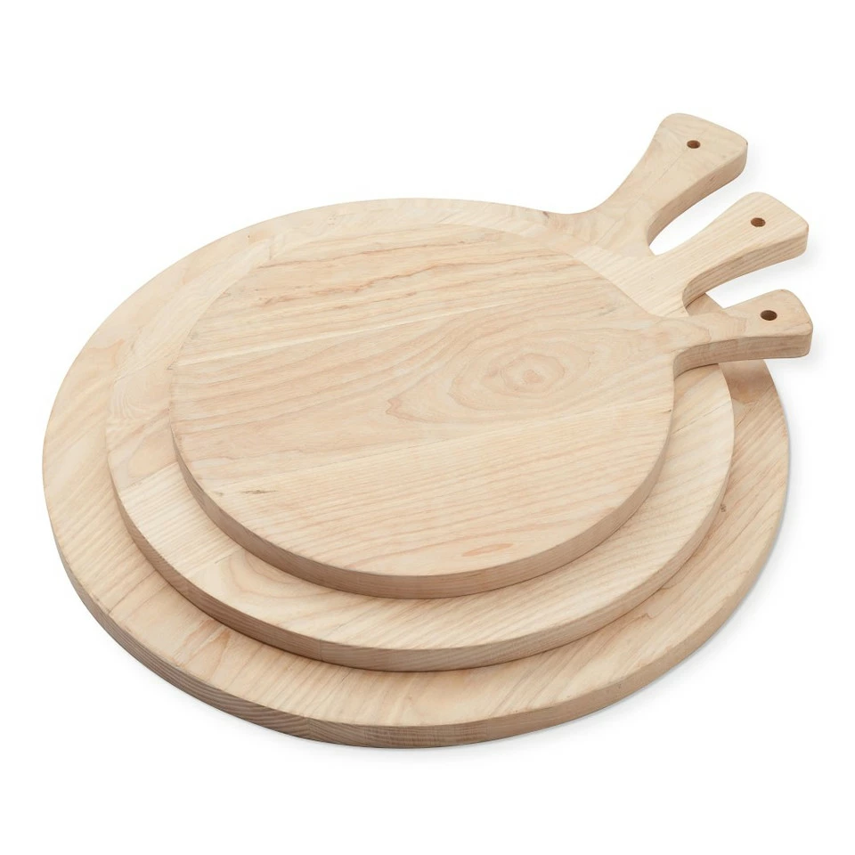 Light Wood Round Cheese Boards