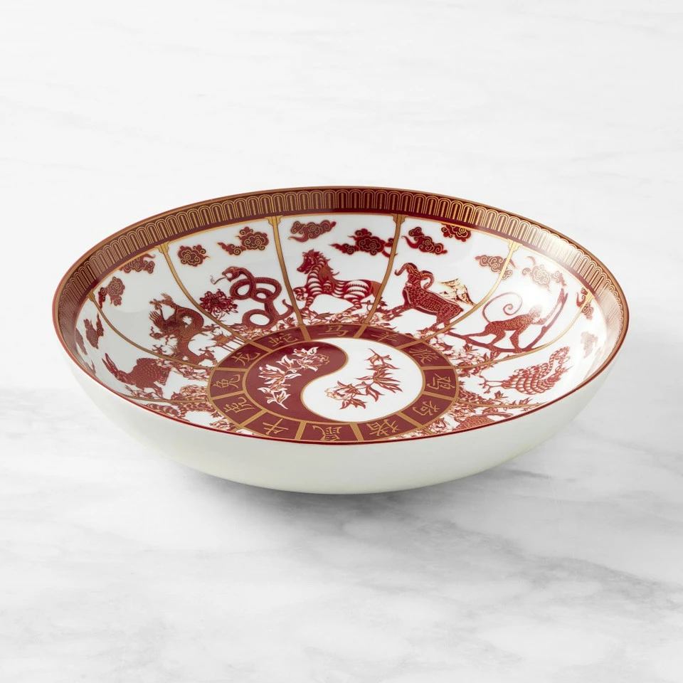 Lunar Zodiac Serve Bowl