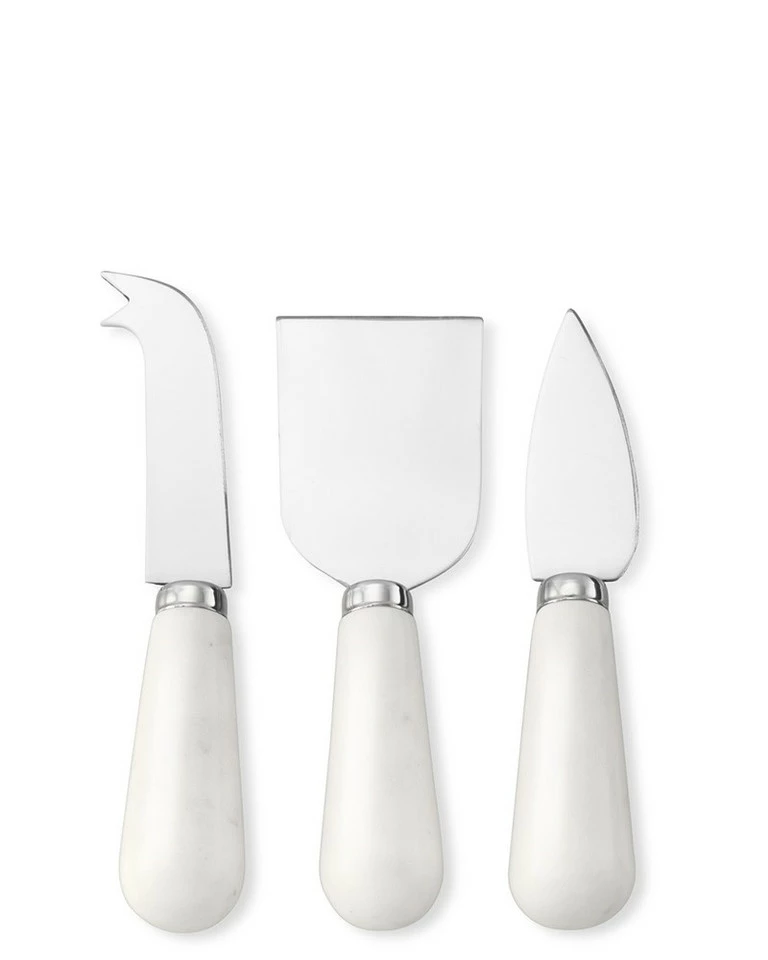 Marble Cheese Knives, Set of 3
