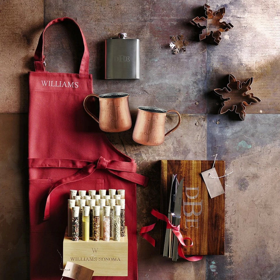 Williams Sonoma Classic Solid Adult & Kid Aprons - Image 8