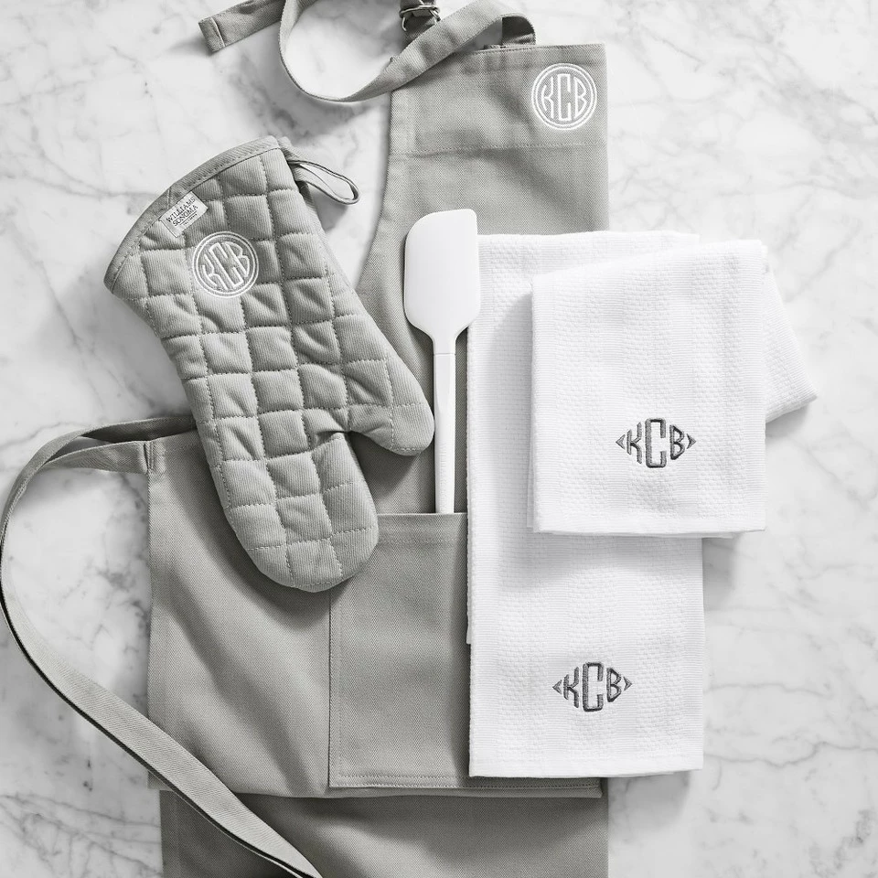 Williams Sonoma Classic Solid Adult & Kid Aprons - Image 11