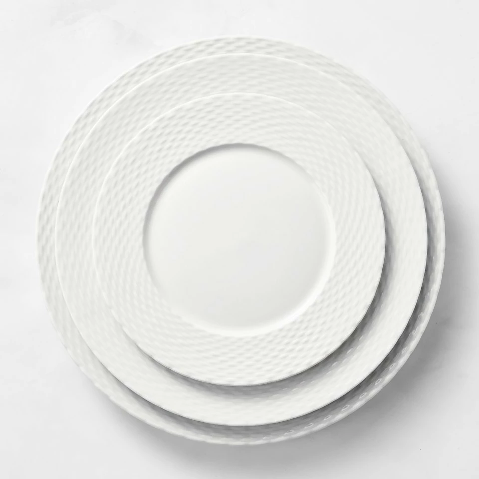 Pillivuyt Basketweave Porcelain Dinnerware Collection - Image 4