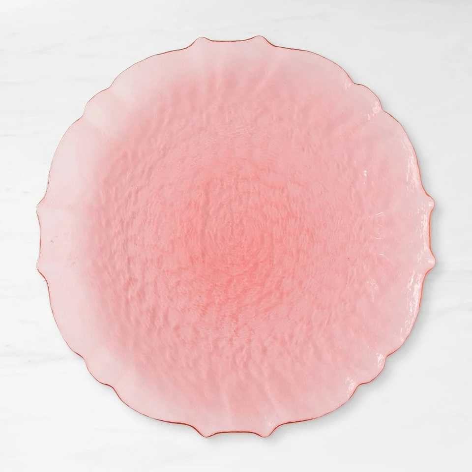 Scallop Glass Charger - Image 2