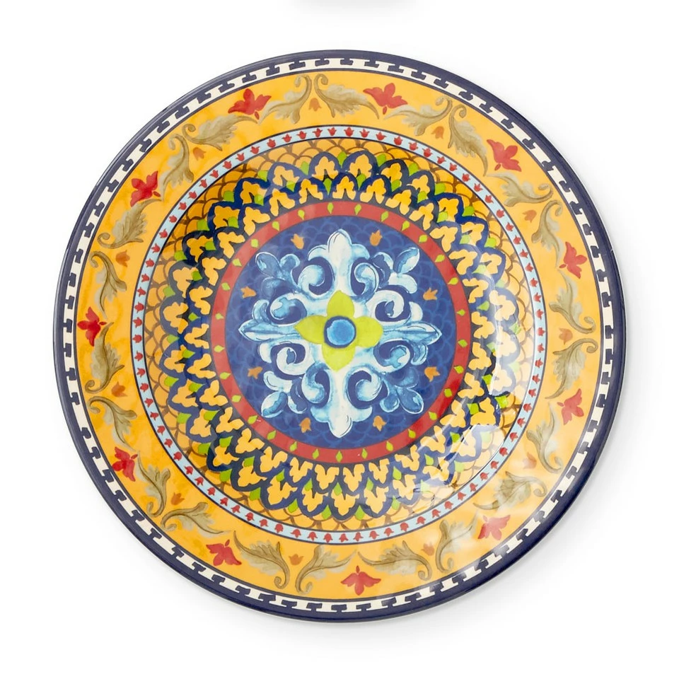 Sicily Outdoor Melamine Salad Plates, Mixed - Image 5