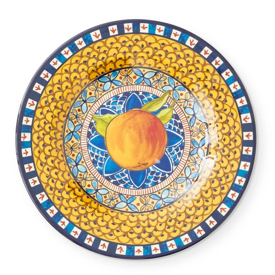 Sicily Outdoor Melamine Salad Plates, Mixed - Image 7