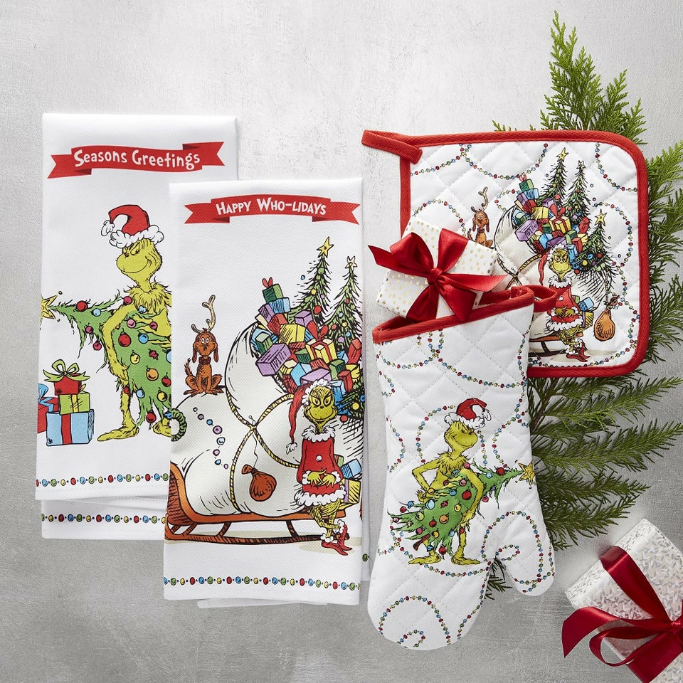 The Grinchâ„¢ Oven Mitt & Potholder Set - Image 3