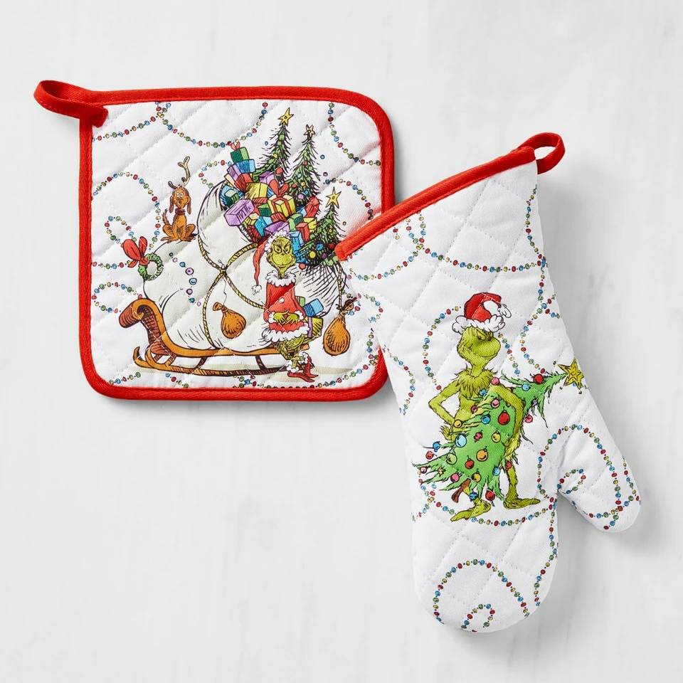 The Grinchâ„¢ Oven Mitt & Potholder Set - Image 2