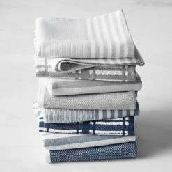 Williams Sonoma Super-Absorbent Multi-Pack Tea Towels, Set of 4