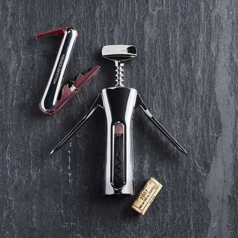 Williams Sonoma Winged Corkscrew, Stainless-Steel & Copper - Image 5
