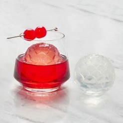 W&P Faceted Petal Sphere Ice Tray
